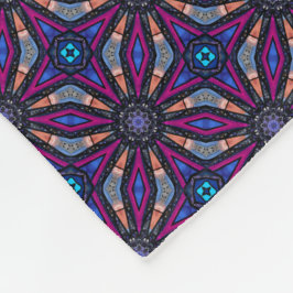 Fuchsia Stargazer Fleece Deken