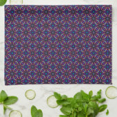 Fuchsia Stargazer Theedoek (Gevouwen)