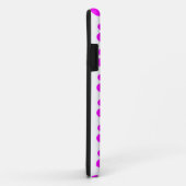 Fuchsia stippen Iphone Hoesje (Achterkant/rechts)