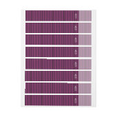 Fuchsia Stripes houdt CALM en uw Creative Text bij (Vel)