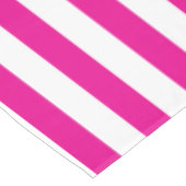 Fuchsia Stripes Tafelkleed (Gekanteld)