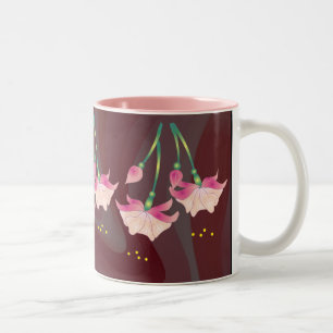 FUCHSIA-STROMEN VAN SHARON SHARPE TWEEKLEURIGE KOFFIEMOK
