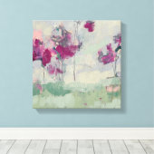 Fuchsia Treeline Canvas Afdruk (Insitu (Houten vloer))