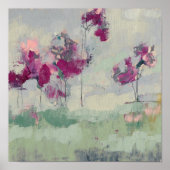 Fuchsia Treeline Poster (Voorkant)