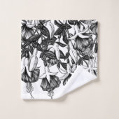 Fuchsia tuin bad handdoek (Wasdoekje)