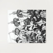 Fuchsia tuin wandkleed (Voorkant (horizontaal))