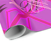 Fuchsia Union Jack Cadeaupapier (Rol Hoek)