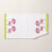 Fuchsias exotiques sur un ensemble de serviettes d (Serviette à main)