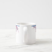 Fuchsias festives sur une Mug d'Espresso (Dos)