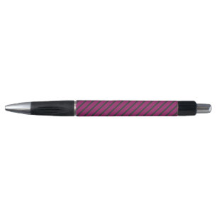 Fuchsie en houtskool met vijf strepen pen