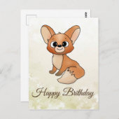 Füchslein Briefkaart (Voorkant / Achterkant)