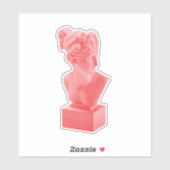 Fucsia venusbuste sticker (Vel)