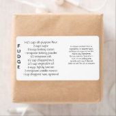 Fudge Étiquettes (En situation)