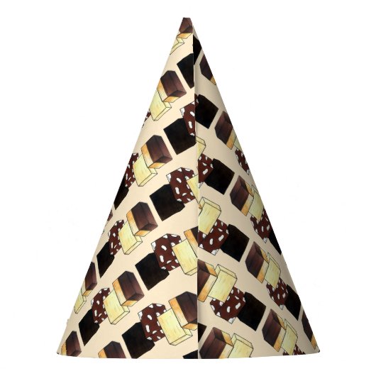 Fudge Stack Confection Snoep Sweets Feesthoedjes (Achterkant)