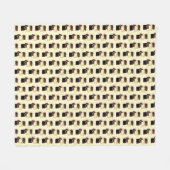 Fudge Stack Confection Snoep Sweets Fleece Deken (Voorkant (Horizontaal))