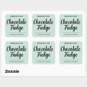 Fudge sur mesure fait maison étiquette CK013bfdsq (Feuille)