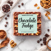 Fudge sur mesure fait maison étiquette CK013bfdsq