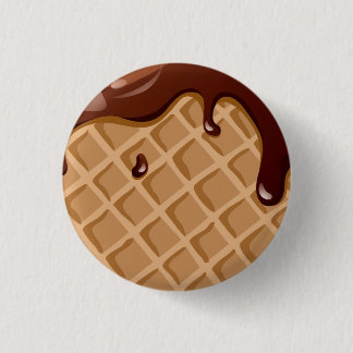 Fudge Waffle Cone Ronde Button 3,2 Cm