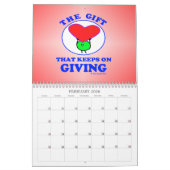 "Fudsy fait face" - au calendrier de 12 mois (Feb 2026)