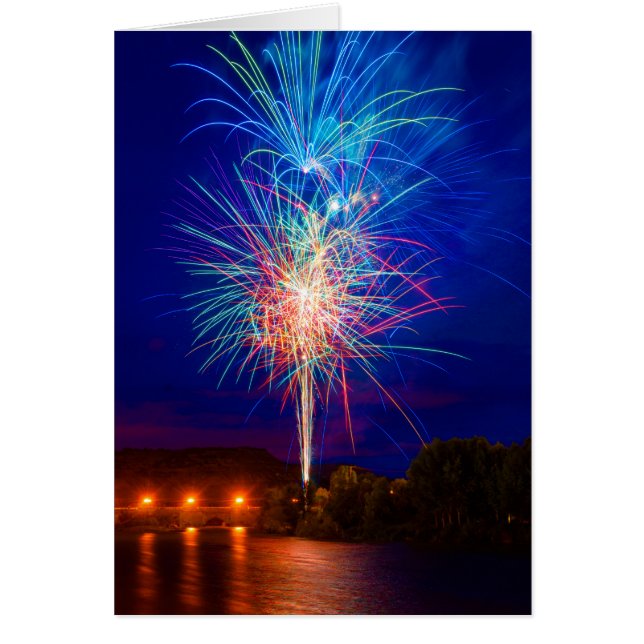 Fuegos artificiales sobre el río (Voorkant)