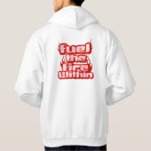 Fuel the Fire Within – Motivational Flame Design Hoodie (Achterkant)