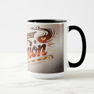 Fuel Your Passion Coffee Cup – Bold Flame-geïnspir Mok