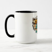 Fueled by Caffeine & Chaos Funny Coffee Mug (Gauche)