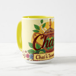 Fueled By Chai & Tawakkul | Floral Islamic Teapot  Mok