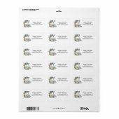 Fueled by Coffee & Fiction Address Labels (Full Sheet)