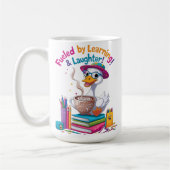 Fueled by Learning Goose Mug – Back to School Fun  (Gauche)