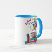 Fueled by Learning Goose Mug – Back to School Fun Mok (Voorkant rechts)