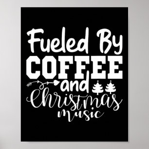 Fueled Elf Kerstmis Matching Kerstmis Familie Pyja Poster