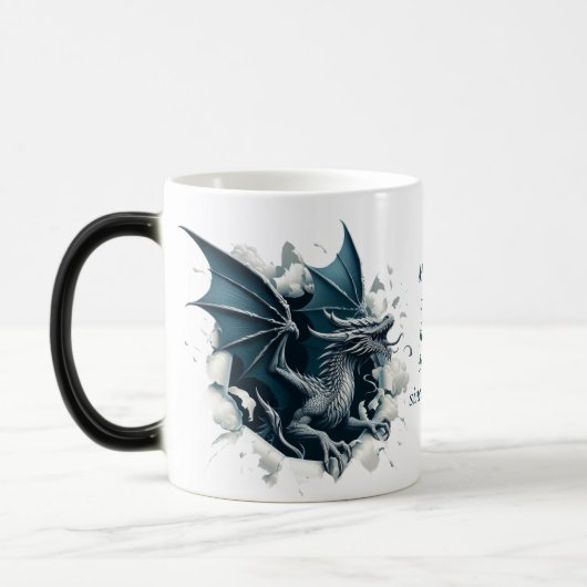 "Fueling Dragons Since Forever" Magic Reveal Mug (Gauche)