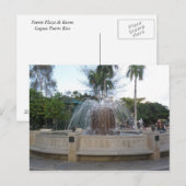 Fuente Plaza de Caguas Briefkaart (Voorkant / Achterkant)