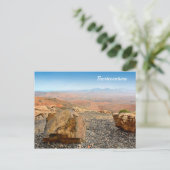 Fuerteventura bergen briefkaart (Staand voorkant)