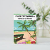 Fuerteventura Canary Islands Carte postale de vaca (Debout devant)