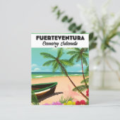 Fuerteventura Canary Islands Carte postale de vaca (Debout devant)