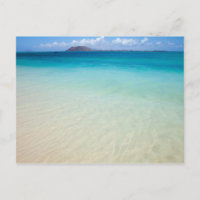 Fuerteventura, Corralejo flag carte postale Plage