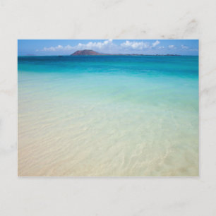 Fuerteventura, Corralejo flag carte postale Plage