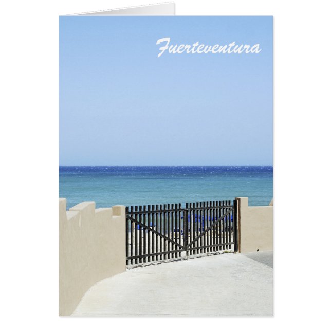 Fuerteventura Kaart (Voorkant)