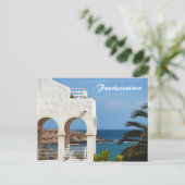 Fuerteventura Kust Reis Kunst Briefkaart (Staand voorkant)