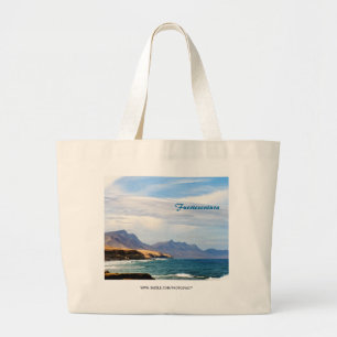 Fuerteventura Oceaan Kust Reis Kunst Grote Tote Bag