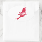 Fuerteventura Ovale Sticker (Tas)