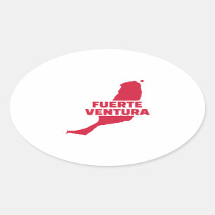 Fuerteventura Ovale Sticker