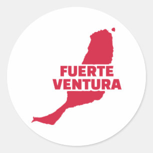 Fuerteventura Ronde Sticker