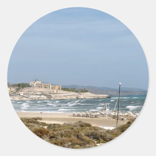 Fuerteventura Ronde Sticker (Voorkant)