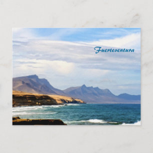 Fuerteventura, schildereffect briefkaart