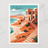 Fuerteventura Spanje vintage reisillustratie Briefkaart (Voorkant)