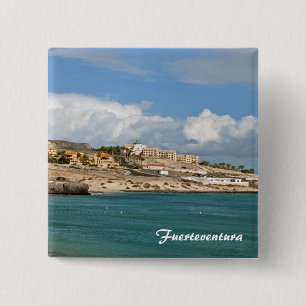 Fuerteventura Vierkante Button 5,1 Cm