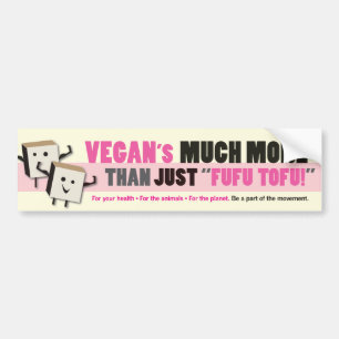 FuFu Tofu Bumpersticker